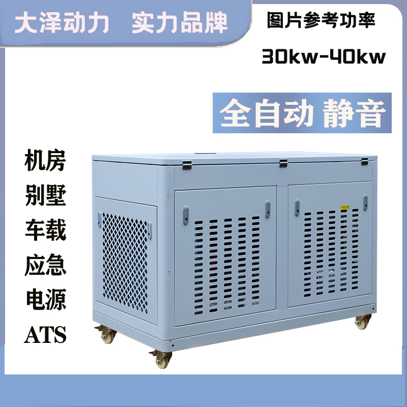 大泽动力40kw静音汽油发电机