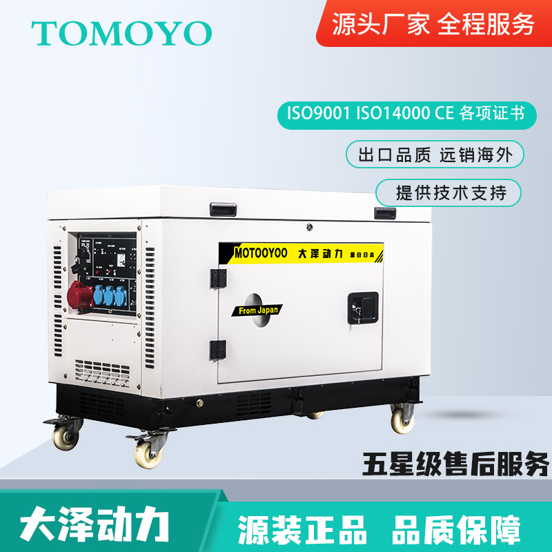 大泽动力8kw静音汽油发电机