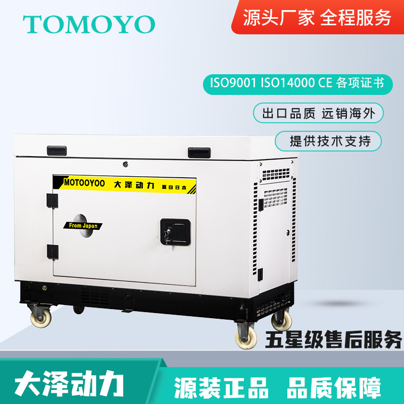 大泽动力8kw静音汽油发电机