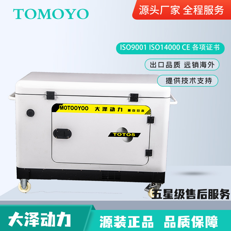 大泽动力8kw静音汽油发电机