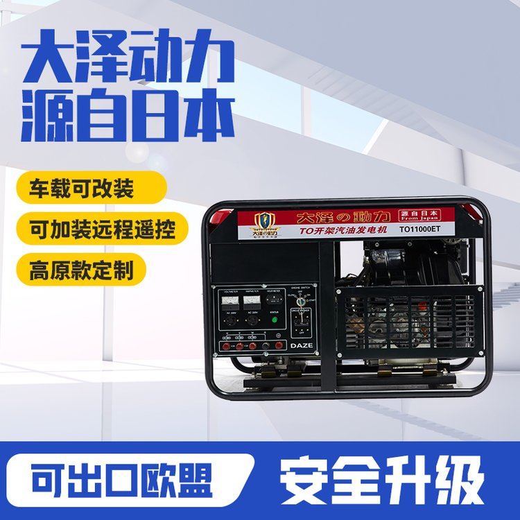 大泽动力10kw小型汽油发电机