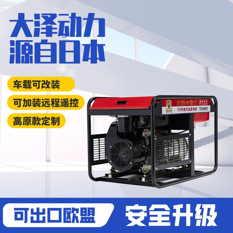 大泽动力10kw小型汽油发电机