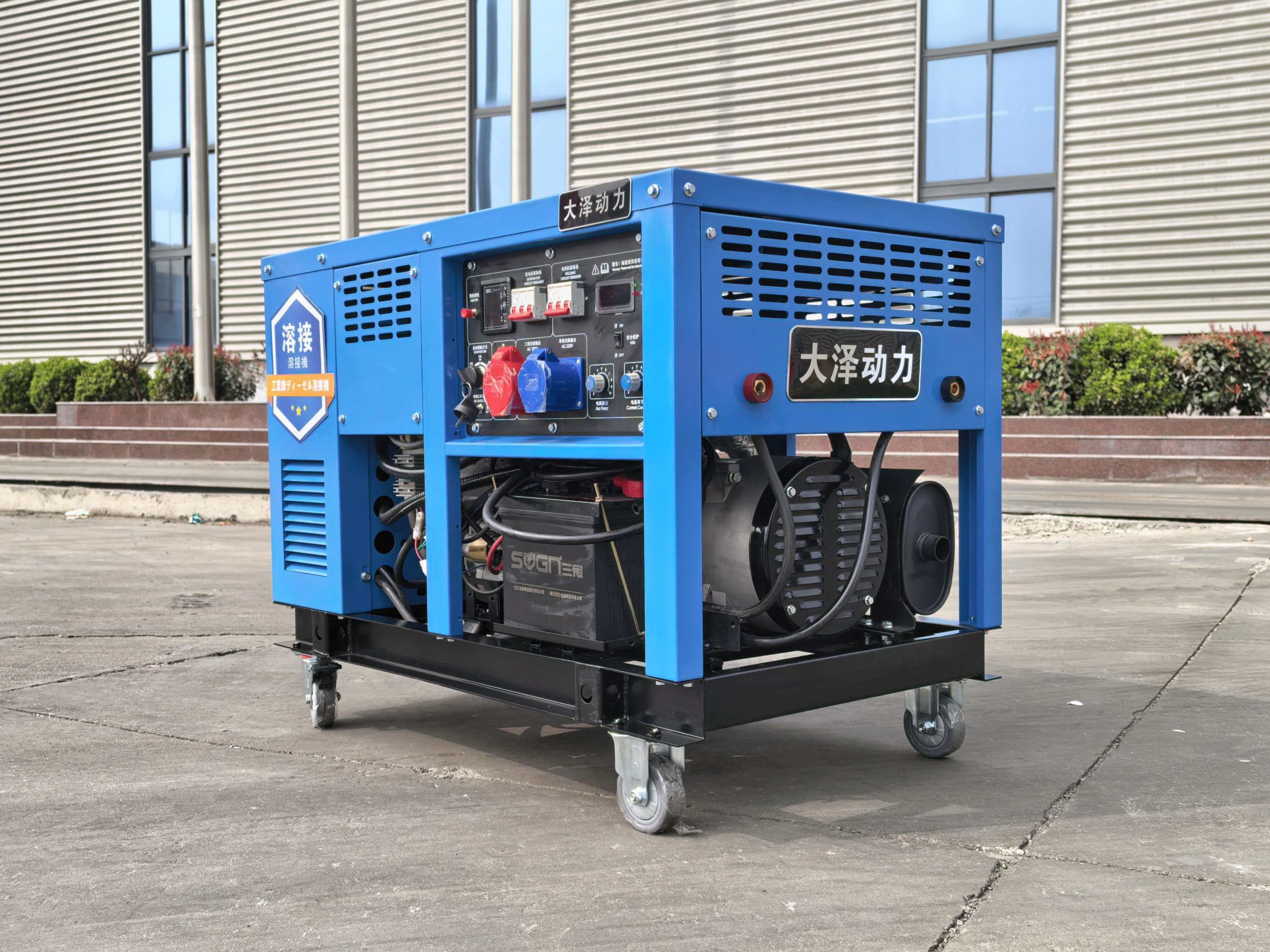 大泽动力350A双缸柴油发电电焊机
